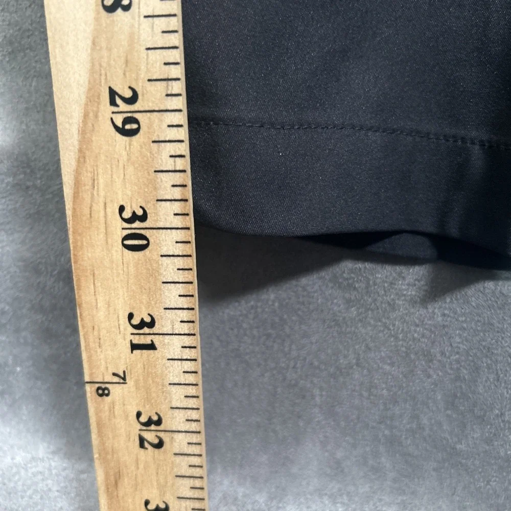 Adidas Golf Pants Black Performance Slash Pockets Mens 38x34(30) Chino AE7006